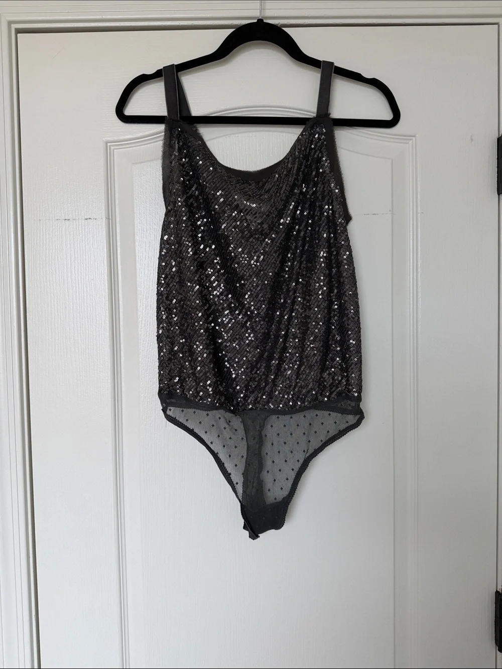 Sequined Free People Bodysuit